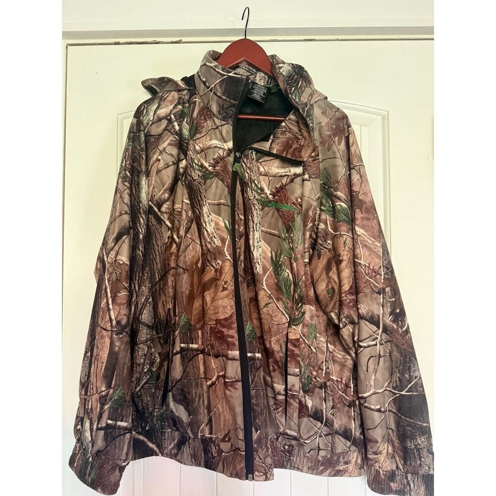 Remington Realtree AP Camo Hooded Full-Zip Jacket Size 2XL